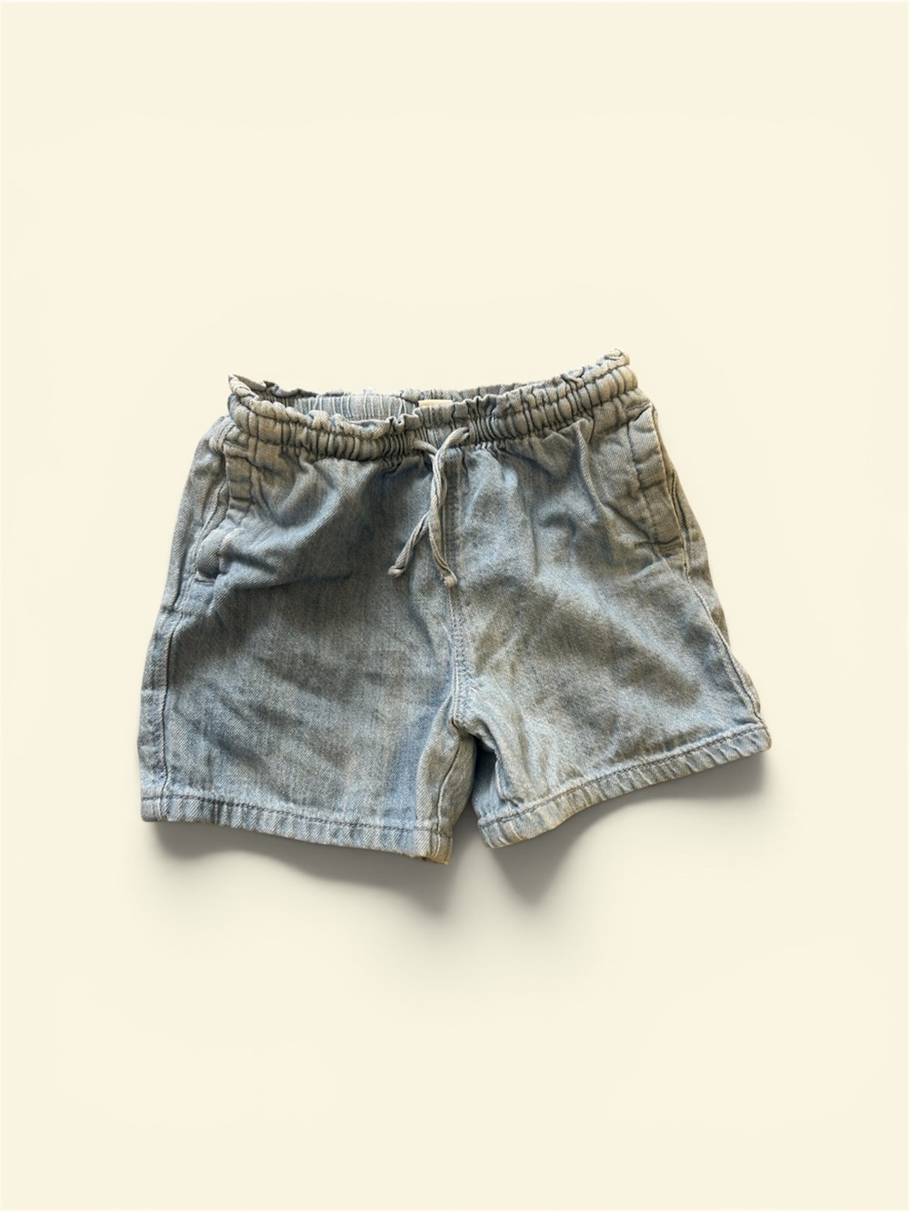 Bundle and save- 4T Casual Light Wash Denim Drawstring Shorts